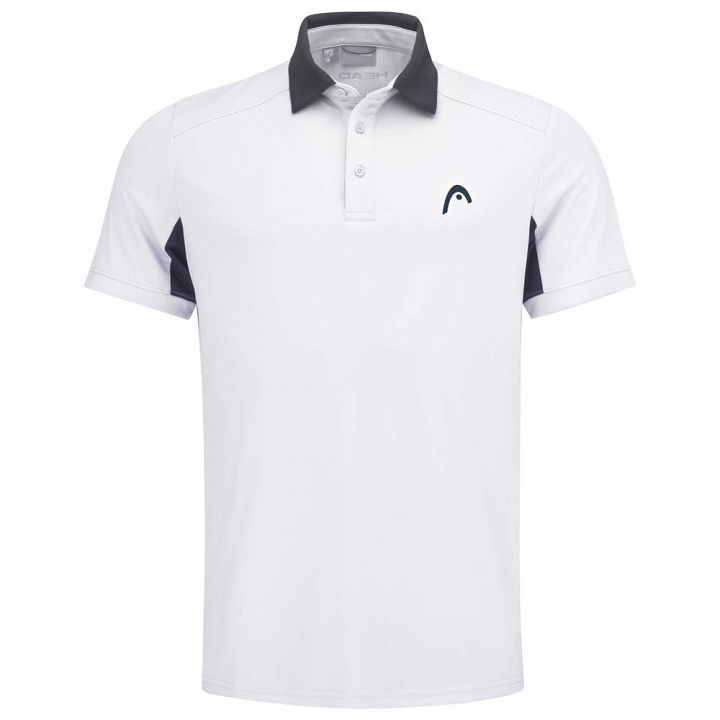 Head Slice Polo Shirt White